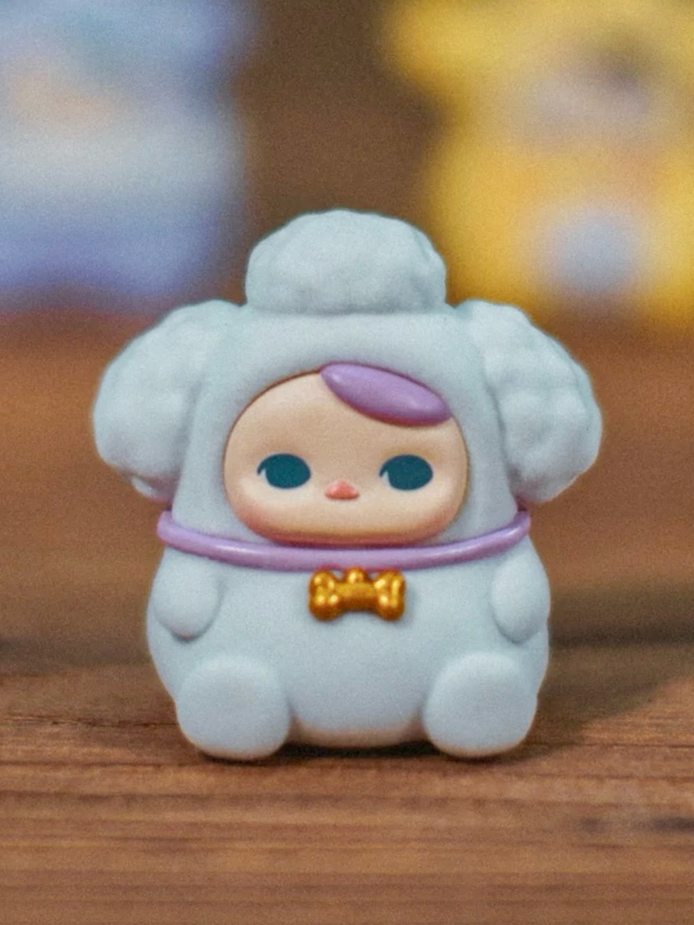POP MART PUCKY Poodle Animal Beanie Series Plush Figures Box & Card